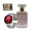 RELOJ G-TIDE ROMANCE - PLATEADO / PERFUME ZOHOOR 30ML