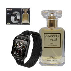 RELOGIO G-TIDE S6 PRO - PRETO / PERFUME AMBOS 30ML