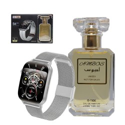 RELOJ G-TIDE S6 PRO - PLATEADO / PERFUME AMBOS 30ML