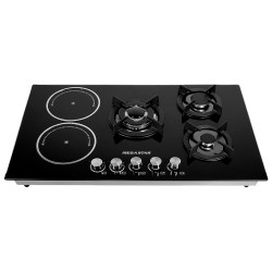 FOGAO A GAS E INFRAVERMELHO (2 BOCAS INFRA +3 A GAS) MEGASTAR COOKTOP5