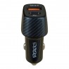 CARGADOR PARA AUTO 12V SATE A-CC2012 - USB/TC/30W/PD