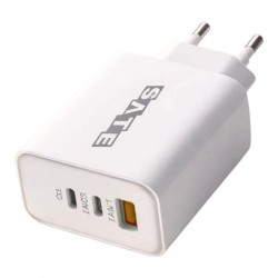 CARREGADOR USB SATE A-CC2002 - USB/USB-C*2/20W/TB