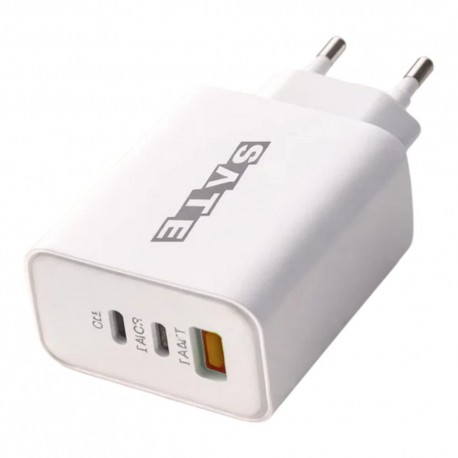 CARREGADOR USB SATE A-CC2002 - USB/USB-C*2/20W/TB