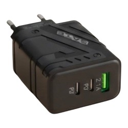 CARGADOR USB SATE A-CC1201 - USB/USB-C*2/12W/TB