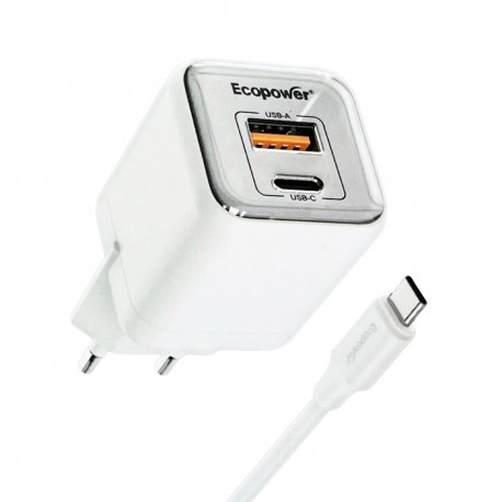 CARREGADOR ECOPOWER EP-7202 - TYPE-C /3.0A/25W