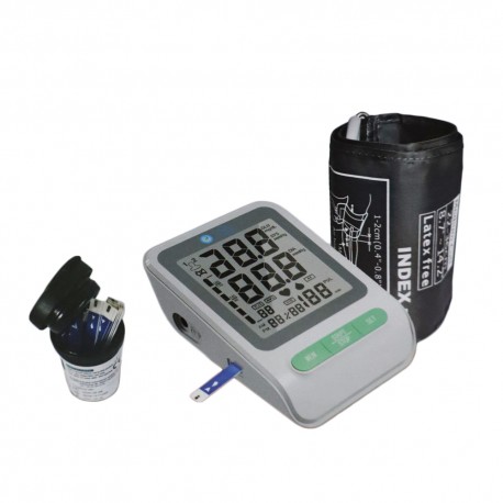 MEDIDOR DE GLICOSE E PRESSAO MORE FITNESS MF-600