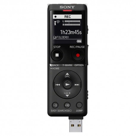 MINI GRABADORA SONY DIGITAL ICD-UX570F - 4GB/159HS/USB/SD