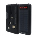 BATERIA AUXILIAR TUCANO TC-03 - 20000MAH - SOLAR - NEGRO