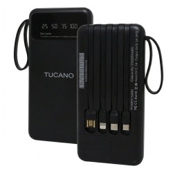 BATERIA AUXILIAR TUCANO TC-02 - 20000MAH - PRETO