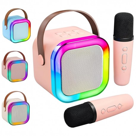 MINI SPEAKER COM 2 MICROFONO - BLUETOOTH