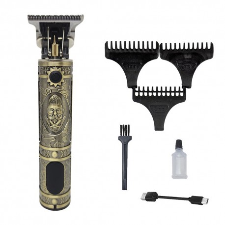 MAQUINA DE BARBA TUCANO TC-9 RECARREGAVEL - DOURADO