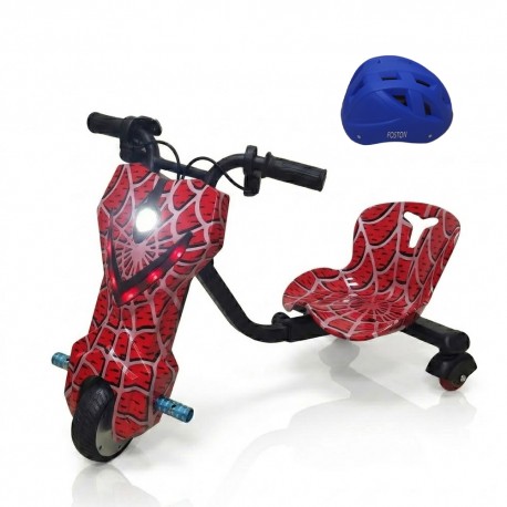 TRICICLO ELETRICO INFANTIL FOSTON GT3900 - SPIDER RED
