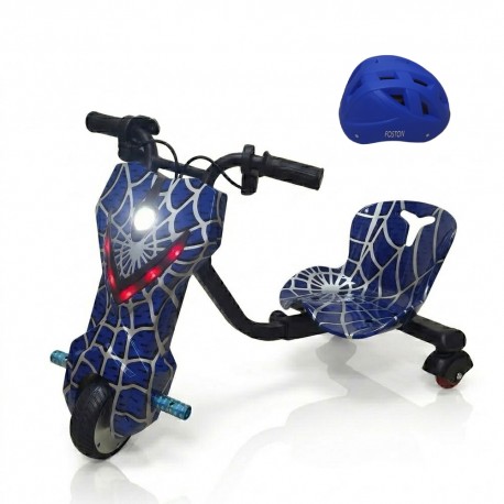 TRICICLO ELETRICO INFANTIL FOSTON GT3900 - SPIDER BLUE