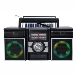RADIO MEGASTAR CX-1000BT AM/FM/SOLAR - PRETO