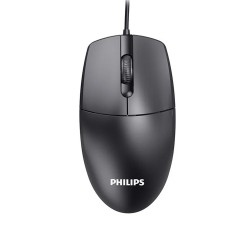 MOUSE PARA PC PHILIPS SPK7247 - USB - PRETO