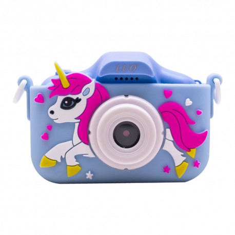 CAMERA INFANTIL COM DISPLAY LUO LU-X210 - AZUL