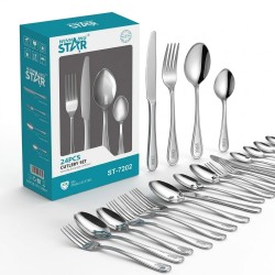 KIT TALHERES WINNINGSTAR ST-7202 24-PCS
