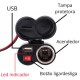 CARGADOR PARA MOTO INOVA CAR-017 - 12V/USB