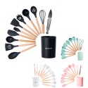 KIT DE UTENSILIOS COCINA SILICONA - MOX MO-KUS111 - 12 PCS