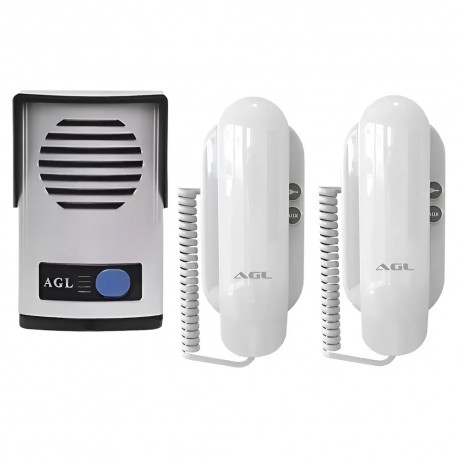 PORTEIRO ELETRONICO - INTERFONE AGL P10-S - 2 MONOFONES