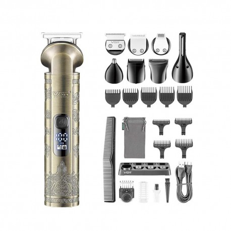 MAQUINA VGR V-110 BARBA/CABELO - 8 EM 1