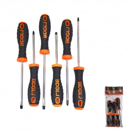 KIT DE CHAVE DE FENDA (BDGLJ) - 6 PCS