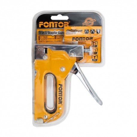 PISTOLA DE GRAPAS 3X1 FONTOR 180465