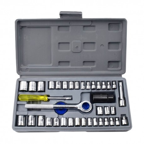 KIT DE HERRAMIENTAS AIWA 19822 (1/4",3/8") - 40 PCS