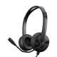 FONE DE OUVIDO + MIC PARA PC HP DEH-8009 - 3.5MM