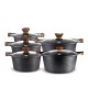KIT DE PANELAS RAF R.80003 - PRETO - 5 PCS
