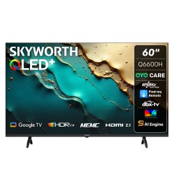 TELEVISOR 60'' SMART LED SKYWORTH 60G6600H - GOOGLE TV/WF/DGT