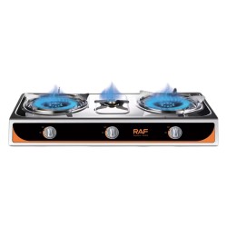FOGAO A GAS INOX RAF R.8515 - 3 BOCAS