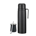TERMO CON GUAMPA SUNLIGHT 12809 - 1L - NEGRO