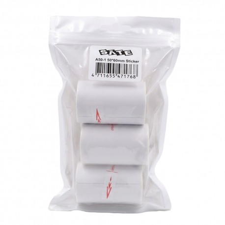 PAPEL PARA MINI IMPRESSORA - ADESIVO SATE A50-1
