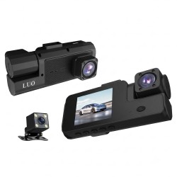 CAMERA CAR (DVR) LUO LU-E140 - FHD - 3 CAM