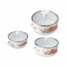 KIT DE OLLAS ESMALTADA MK2438 - 3 PCS