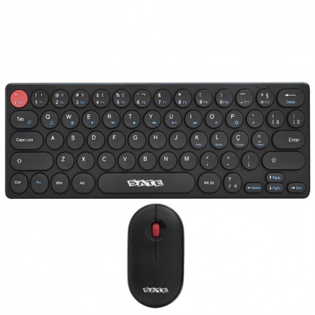 TECLADO/MOUSE PARA PC SEM FIO SATE AK-6011G