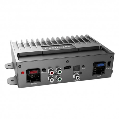 MODULO ECOPOWER EP-607 - DIG/CLASE D - 4 CANALES