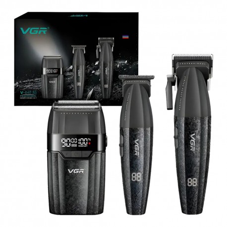 KIT DE BARBEADOR PROFISIONAL VGR V-640 S3