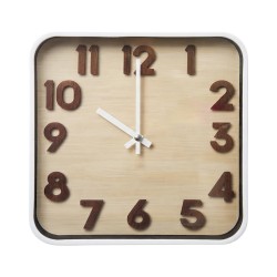 RELOJ DE PARED SA26922 - 30CM - CUADRADO/PUNTERO