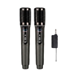 MICROFONO ECOPOWER EP-M315 - INALAMBRICO - 2 MIC