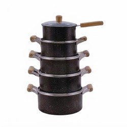 KIT DE OLLAS MILE POT STAINLESS - 5 PCS