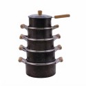 KIT DE OLLAS MILE POT STAINLESS - 5 PCS