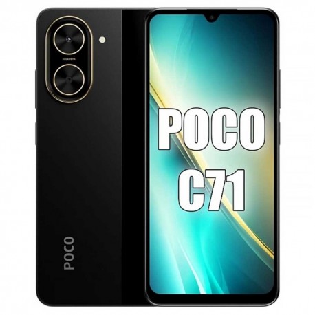 CELULAR XIAOMI POCO C71 - 64GB/4 RAM - PRETO