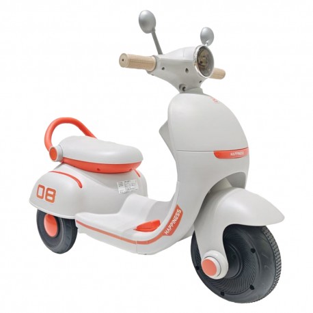 MOTOCA INFANTIL ELECTRICA VESPA HYE - NARANJA