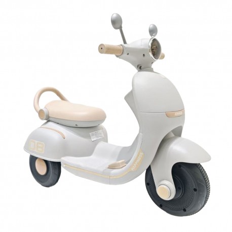 MOTOCA INFANTIL ELETRICA VESPA HYE - BEIGE