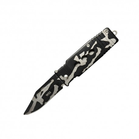 NAVAJA CON TRINQUETE 16CM OM19032 - CAMUFLADO
