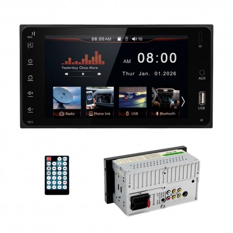 RADIO CAR ECOPOWER EP-8791 - BT/USB/7.0"