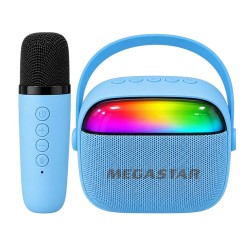 SPEAKER + MICROFONE MEGASTAR HY08BTA - MINI/USB/SD/FM/BLT
