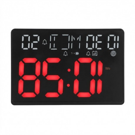 RELOGIO DE PAREDE JH-2617 - ELETRICO/TEMP/GRADO